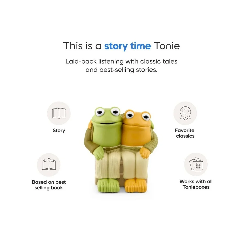 Tonies Frog and Toad Storytime Audio Character Figurine Learning Educational